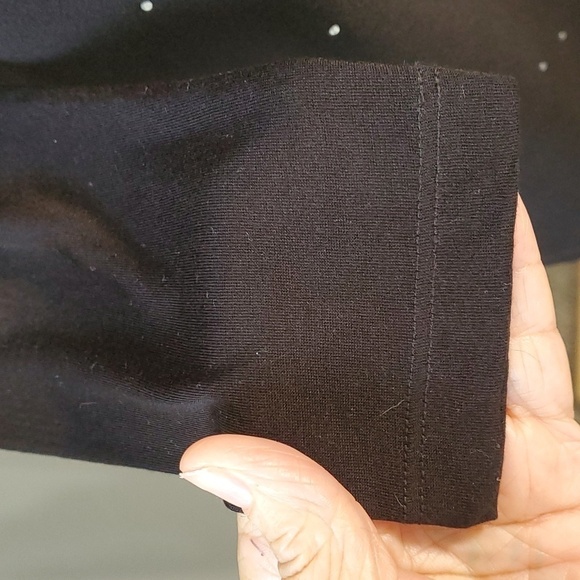 French connection black tunic top with bling. Size‎ small. Long sleeves. - Picture 3 of 8